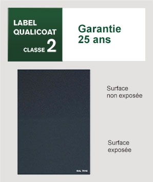 Qualicoat garantie 25 ans