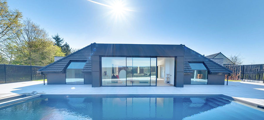 Villa menuiserie aluminium