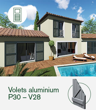 Volets aluminium P30 – V28