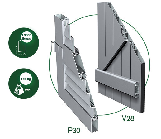 Volets aluminium P30 – V28