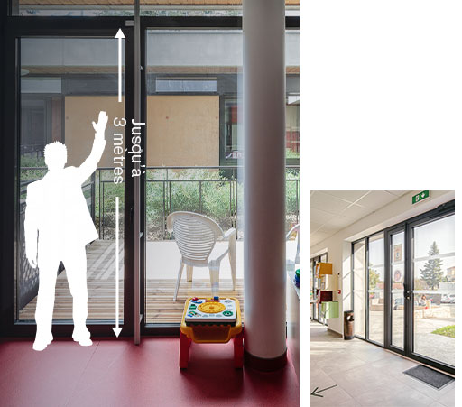 porte dimension aluminium