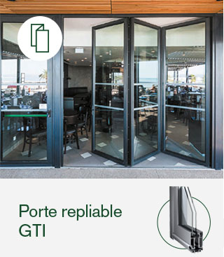 Porte repliable