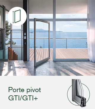 Porte pivot