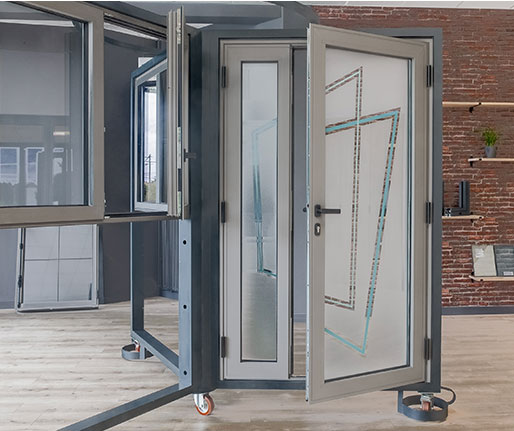 Porte grand trafic aluminium